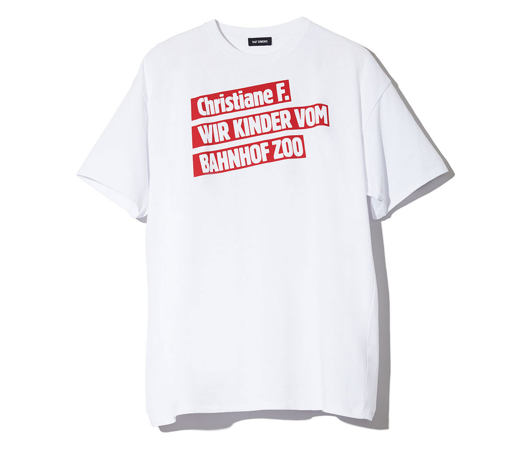 RAF SIMONS OVERSIZED T-SHIRT CHRISTIANE F. – History of My World